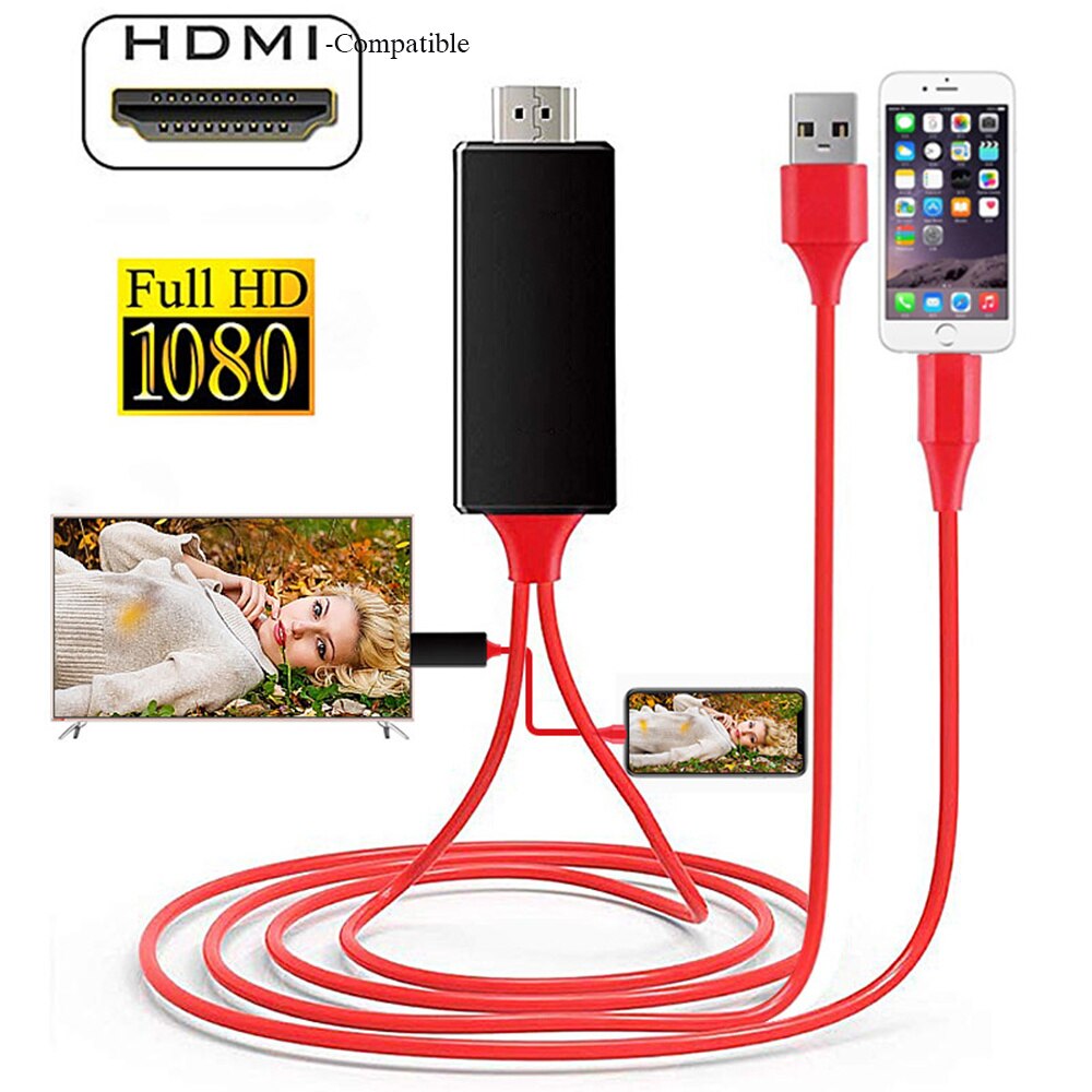 2m HDMI ȣȯ ̺, 8  HDMI- ȯ, HDTV USB ̺,   IOS   Ϳ